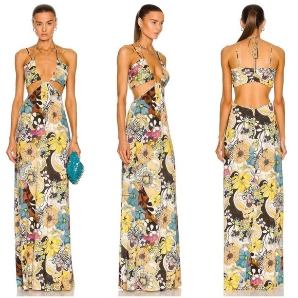 Alexis Cassandra Floral Cutout Maxi Dress - Picture 6 of 6